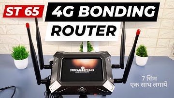Best Solution For Slow Internet For Live Streaming | 4G Bonding Router Stream Techno ST65 | Review