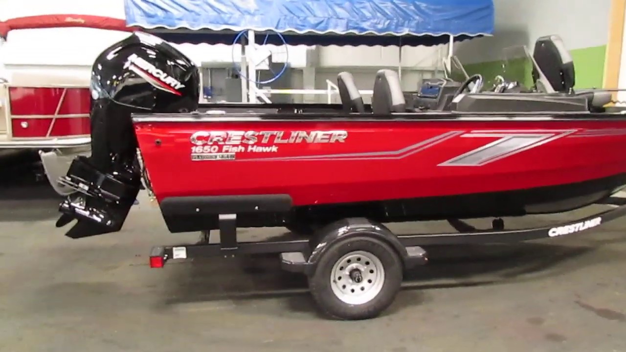 2020 Crestliner 1650 Fish Hawk DC JS NEB473 YouTube