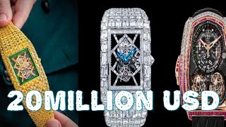 Jacob&Co million dollars wristwatches. Timeless worth $20 million/,Billionaire Ashoka/Bugatti Chiron