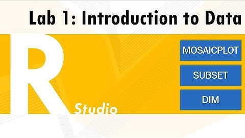 Introduction to data | R language | Lab 1 (Part 2)