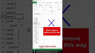 Formula No - 19 Remove Space on smart way in excel #excel #office #exceltips #shorts #exceltricks