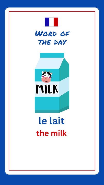 how-to-say-milk-in-french-french-for-beginners-youtube