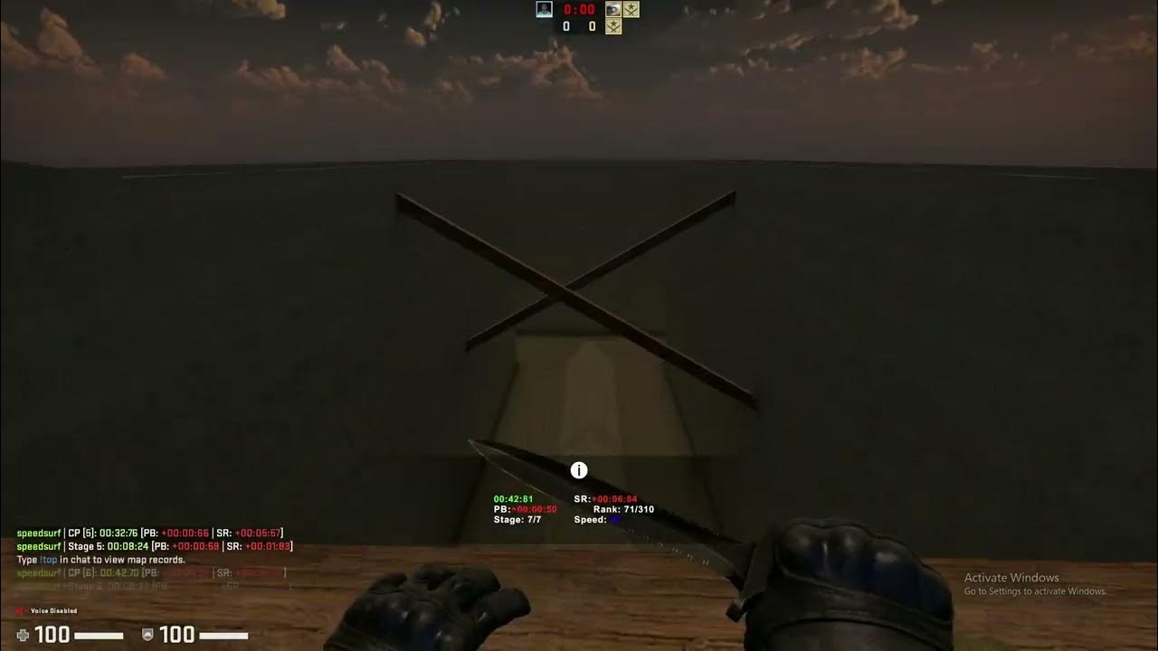 Counter Strike Global Offensive surf speed run (106) 61st in the world YouTube