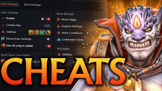 Lion with Cheats Shows Skill! Umbrella Dota 2