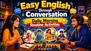 Easy English Through Conversation | Daily Morning Routine Activities