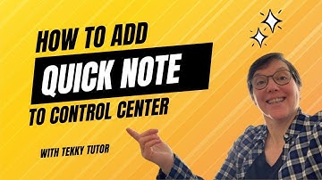 Adding QuickNote to iPhone Control Center is the Best Idea Ever.
