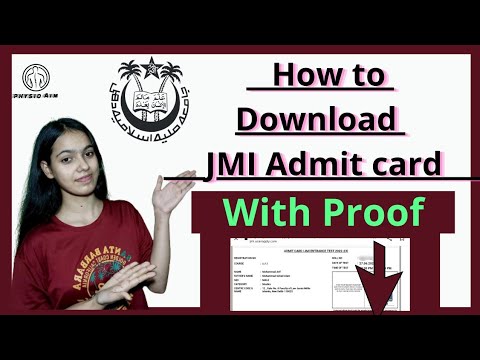 How to download JMI admit card | step by step procedure to download admit card #jmi ,#admitcard2022