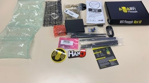 UNBOXING router wifi pineapple MARK VII