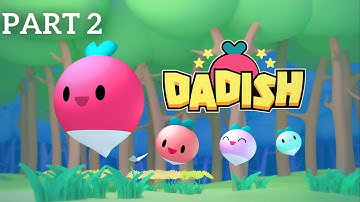 Dadish - [World 2] - [Strando Beach] - [Walkthrough] - [All Stars]