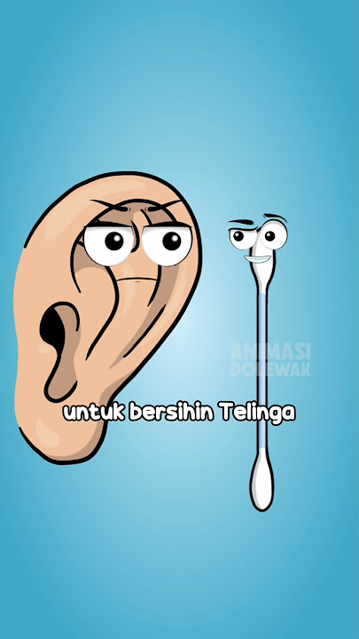 Bahaya!!! Jangan pake untuk telinga ya #animasidolewak #animasiorgantubuh