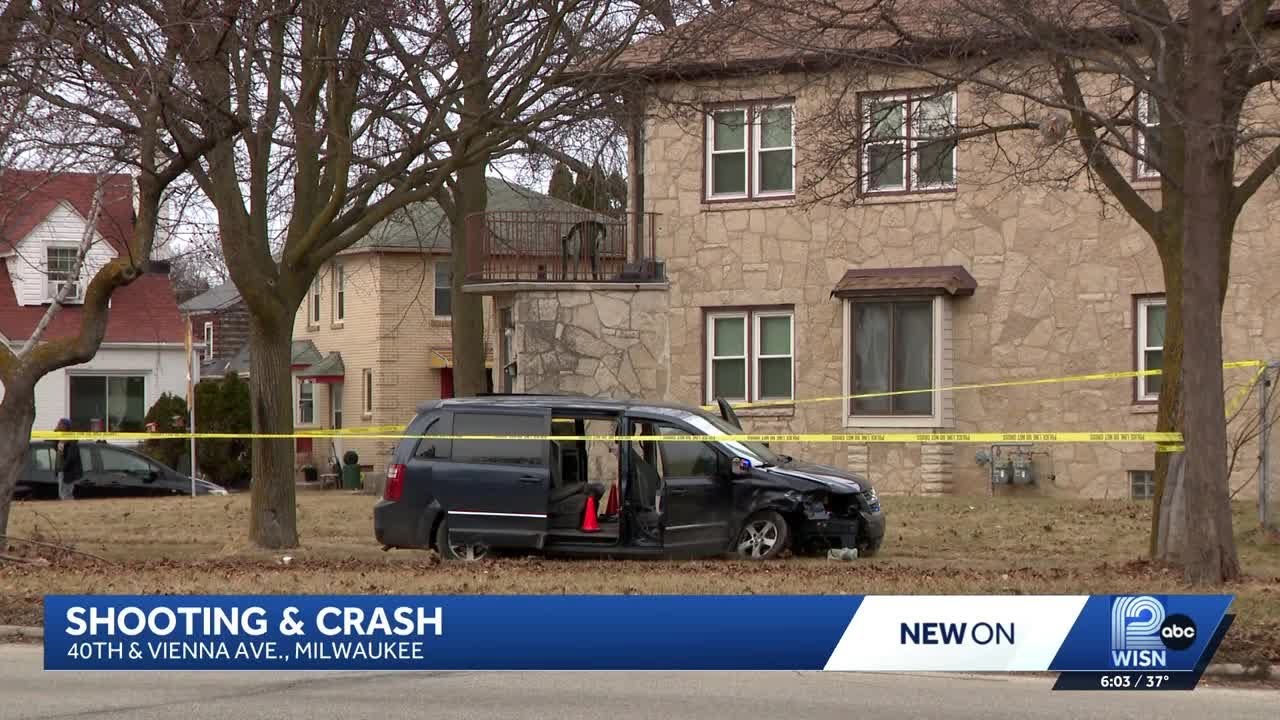 23-year-old critically injured after shooting and crash in Milwaukee