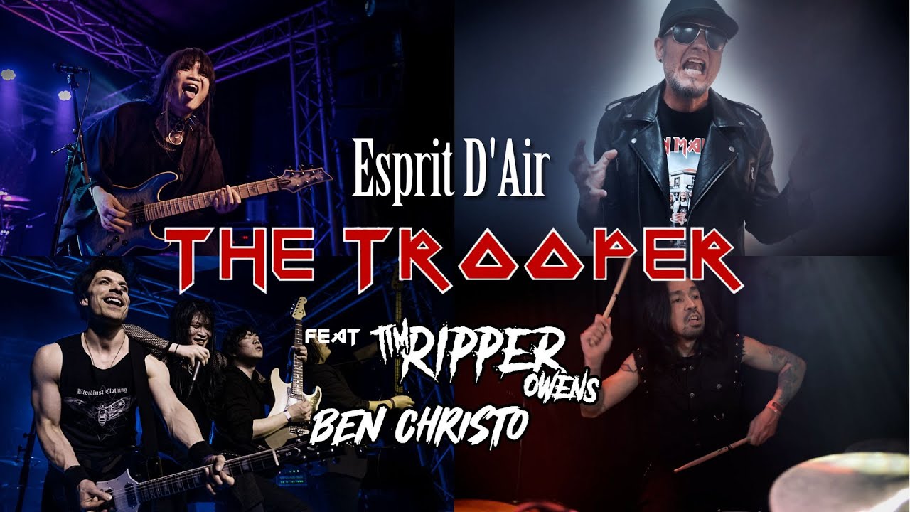 Watch Iron Maiden - The Trooper (feat. Tim "Ripper" Owens & Ben Christo) by Esprit D'Air on YouTube Watch Iron Maiden - The Trooper (feat. Tim "Ripper" Owens & Ben Christo) by Esprit D'Air on YouTube