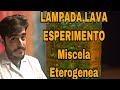 Esperimenti Casalinghi - Esperimento Lampada Lava