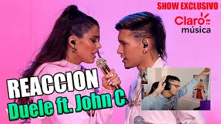 REACCION A TINI - Duele ft. John C | Live - Streaming Claro (2020)