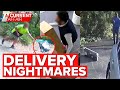 Careless delivery drivers exposed on CCTV | A Current Affair