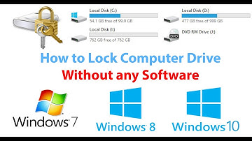 How to Lock Computer Drive Without any Software | How to Lock Partition in windows 7/8/10