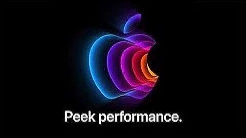  Apple Intro from "Peek performance" event [Loopable]