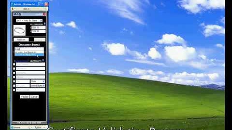 aGQa Certificate Validation Process