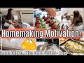 NEW! HOMEMAKING + CLEAN WITH ME 2022 :: Real Life Speed Cleaning Motivation + NEW Recipes!