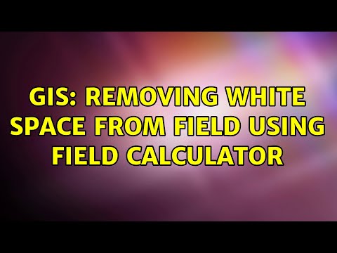 GIS: Removing white