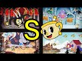 Cuphead - All bosses S rank as Ms Chalice