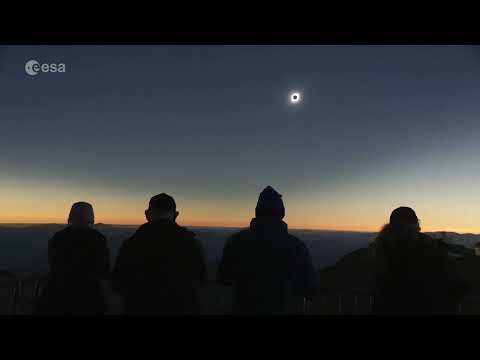 Mimicking a Solar Eclipse in space