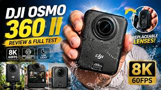 DJI Osmo 360 II Review & Full Test: 8K/60FPS, Replaceable Lenses & Low Light! ๐ฅ