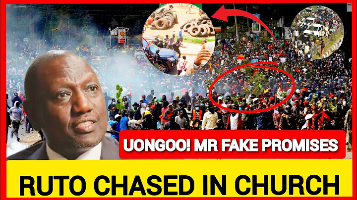 Toka hapa Mwongo! Ruto heckled and chased in church today over his boring lies and fake promises