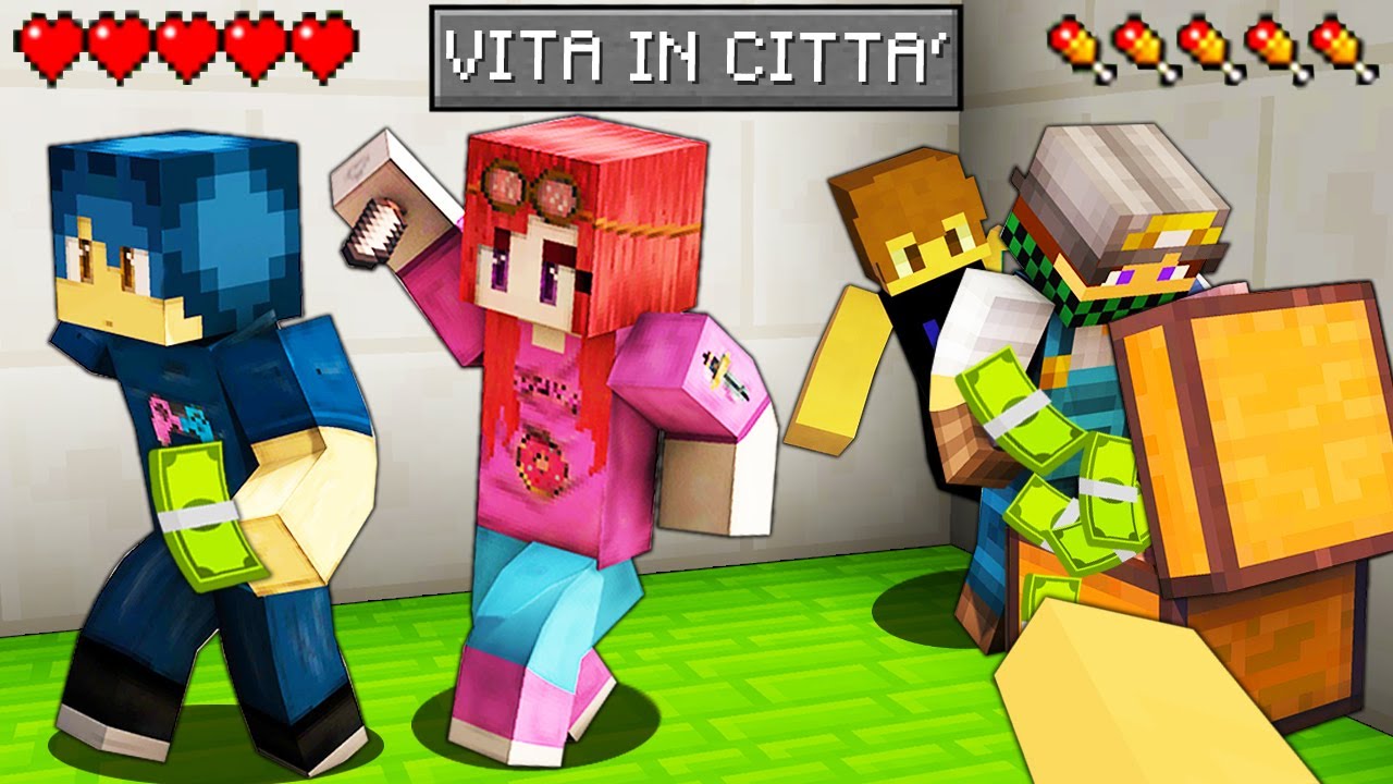 Nuova Serie Vita In Citta Con I Miei Amici In Minecraft Youtube