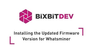 Installing the Updated Firmware Version for Whatsminer