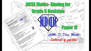 Edexcel GCSE Maths 1MA1 2F Aiming for 5