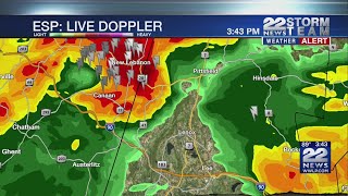 Severe Thunderstorm Warning in effect for parts of western Massachusetts