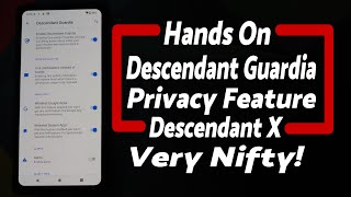 Hands On | Descendant Guardia Privacy Feature | Descendant X Rom screenshot 1