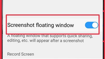 Vivo Phones || Enable Disable Screenshot Floating Window Settings | S-Capture | In Y91i