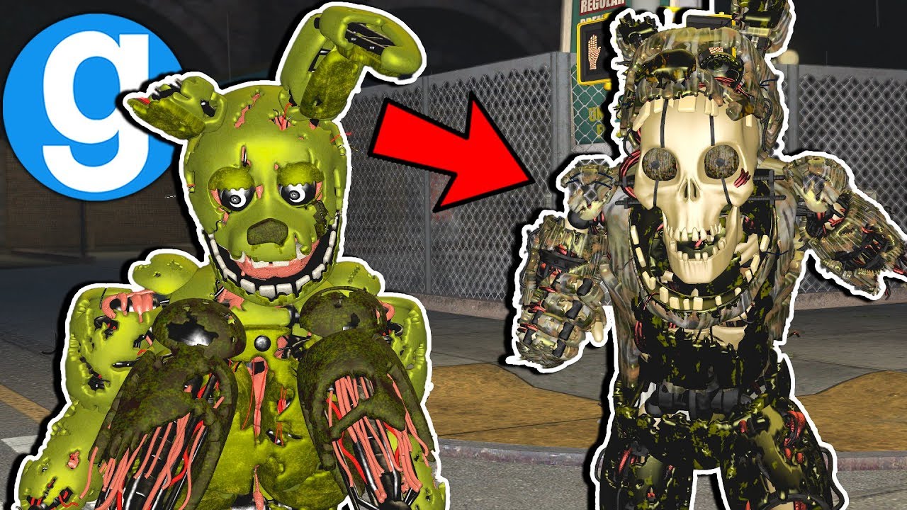 Super Scary Springtrap! FNAF 3 Pill Pack Part 2 [Garry's ...