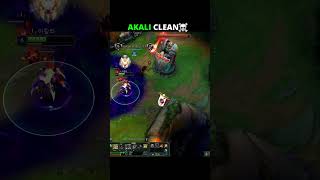 AKALI CLEAN COMBO - LEAGUEOFLEGENDS #leagueoflegends #akali #shorts