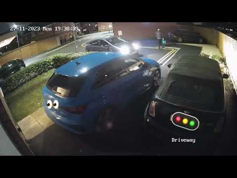 Shocking video allegedly catches grotty Uber Eats driver defecating on driveway after delivery