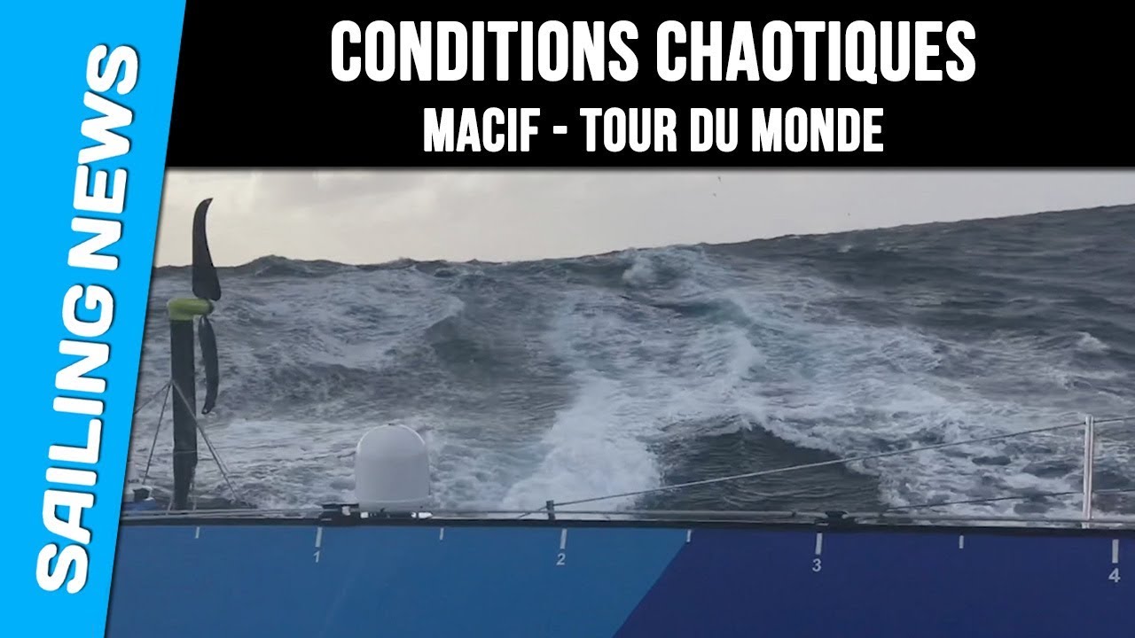 Conditions chaotiques dans le Pacifique - MACIF Tour du Monde