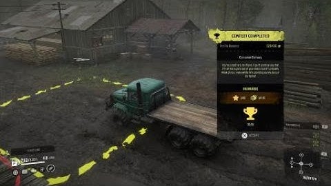 SnowRunner Contest: Container Delivery (Gold) 5:18 min