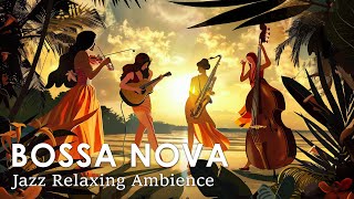 Seaside Bossa Nova ~ Calming Bossa Nova Jazz with Beautiful Scenes for Relaxing ~ BGM Jazz Music