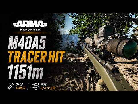 Long Range Sniper Kill with Wind Compensation at 1151 Meters