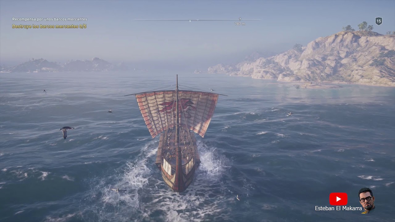 74 Recompensa por unos barcos mercantes Assassin's Creed Odyssey - YouTube