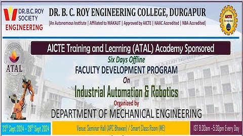 Inauguration ATAL FDP 2024_ME_BCREC