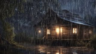Gentle Night Rain - Rain Sound For Sleeping - Relaxing Study - ASMR