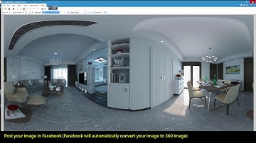 Creating  360 rendered image (JPEG) for Facebook