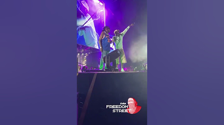 Skillibeng meet up with tommy lee, shatta wale, popcaan, bustarhymes an vybz kartel himself on stage