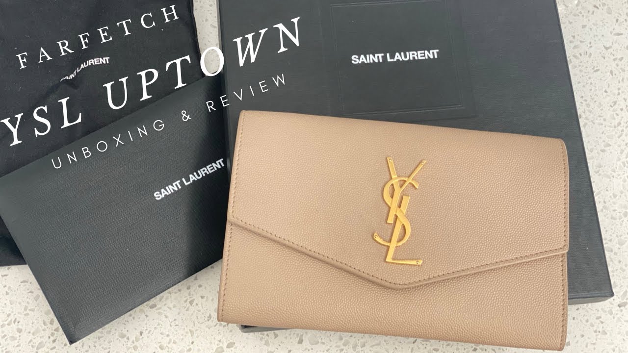 STAPLE PIECE IN LUXURY COLLECTION SAINT LAURENT (YSL) UPTOWN POUCH REVIEW 