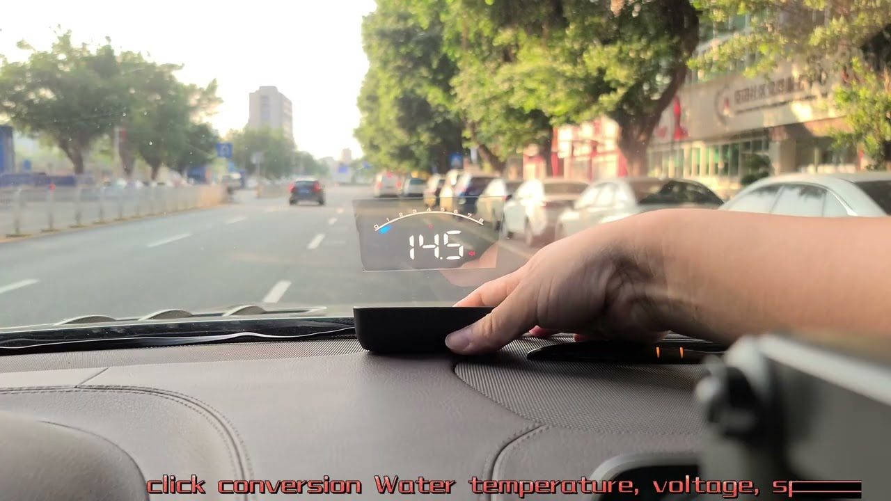 WiiYii Car HUD Heads-up display M6S model work to OBD2 cars easy