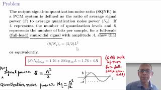 Digital Communication: Problems on Quantization (Part3/4) | Dr. Kamlesh Gupta | Engineering and Arts