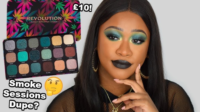 REVOLUTION CHILLED WITH CANNABIS SATIVA PALETTE REVIEW + TUTORIAL! |  shivonmakeupbiz - YouTube